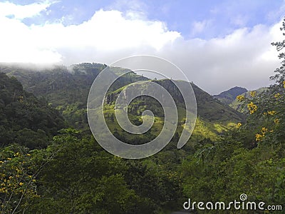 Haputale Mountains Stock Photo